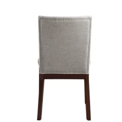Greige And Walnut Dining Chairs, Set Of 2-Kirkland's Home Store