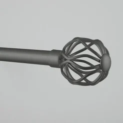 Gunmetal Open Sphere Curtain Rod, 72 In.-Kirkland's Home Flash Sale