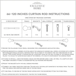 Gunmetal Open Sphere Curtain Rod, 120 In.-Kirkland's Home Online
