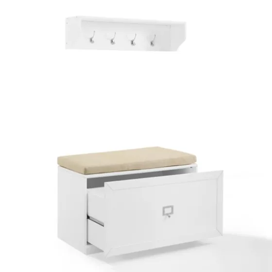 Halie Modern Upholstered 2-Pc. Hall Tree Set-Kirkland's Home Flash Sale
