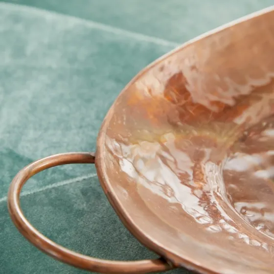 Hammered Copper 3-Pc. Iridescent Tray Set-Kirkland's Home New