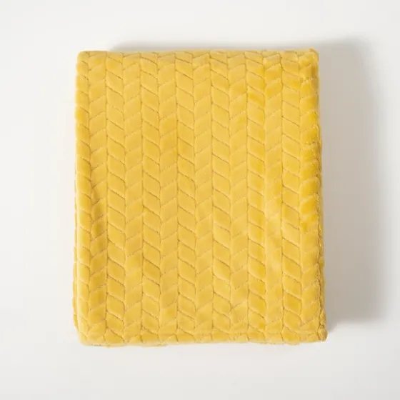 Heavenly Herringbone Plush Throw-Kirkland's Home Best