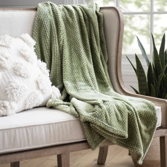 Heavenly Plush Bubble Throw-Kirkland's Home Outlet
