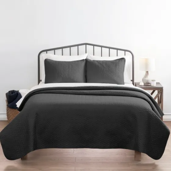 Herring Quilted 3-Pc. King Coverlet Set-Kirkland's Home Sale