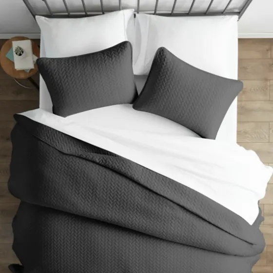 Herring Quilted 3-Pc. King Coverlet Set-Kirkland's Home Sale