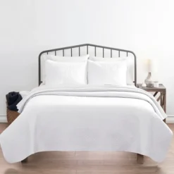 Herringbone Quilted 3-Pc. King Coverlet Set-Kirkland's Home Store