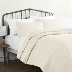 Herringbone Quilted 3-Pc. Queen Coverlet Set-Kirkland's Home Best