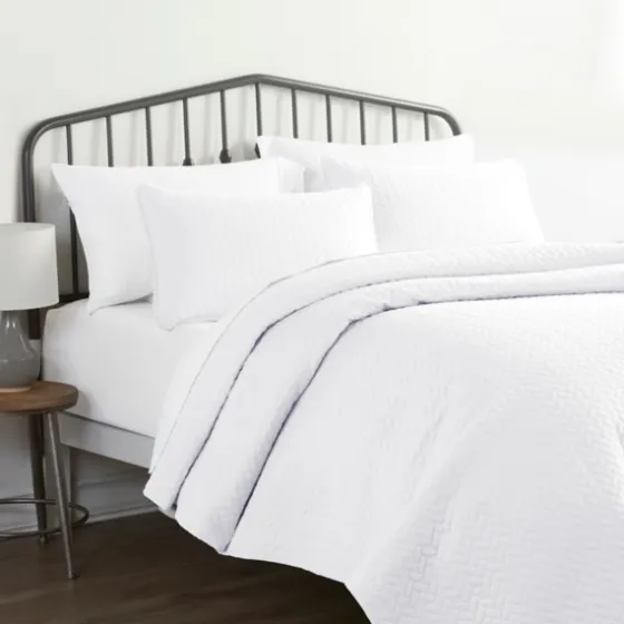 Herringbone Quilted 2-Pc. Twin Coverlet Set-Kirkland's Home Flash Sale