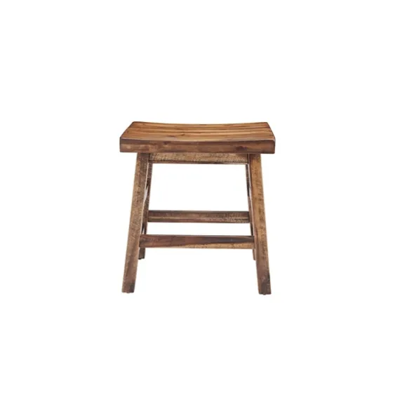Honey Saddle Seat Wood Stool-Kirkland's Home Store