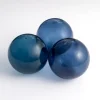 Indigo Glass Orbs, Set Of 3-Kirkland's Home Sale