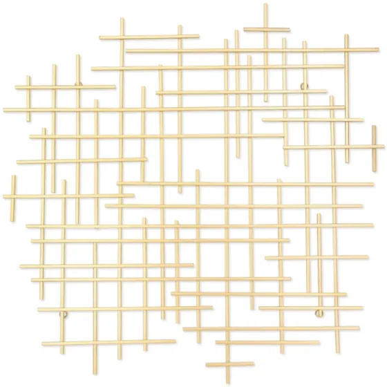 Inigo Abstract Linear Wall Plaque-Kirkland's Home Fashion