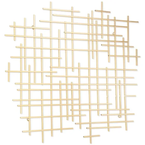 Inigo Abstract Linear Wall Plaque-Kirkland's Home Fashion