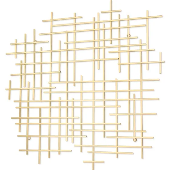 Inigo Abstract Linear Wall Plaque-Kirkland's Home Fashion