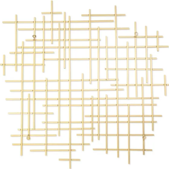 Inigo Abstract Linear Wall Plaque-Kirkland's Home Fashion