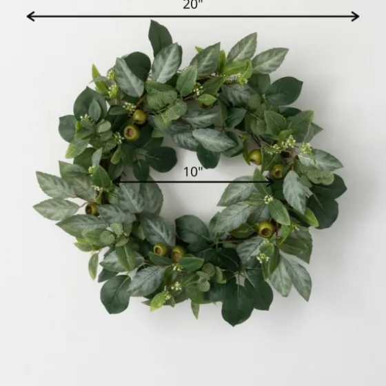 Israeli Ruscus Pods Wreath-Kirkland's Home Best Sale