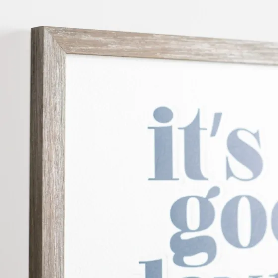 It'S A Good Day Framed Canvas Plaque-Kirkland's Home Cheap