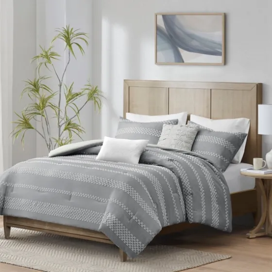Jacquard 5-Pc. California King Comforter Set-Kirkland's Home New