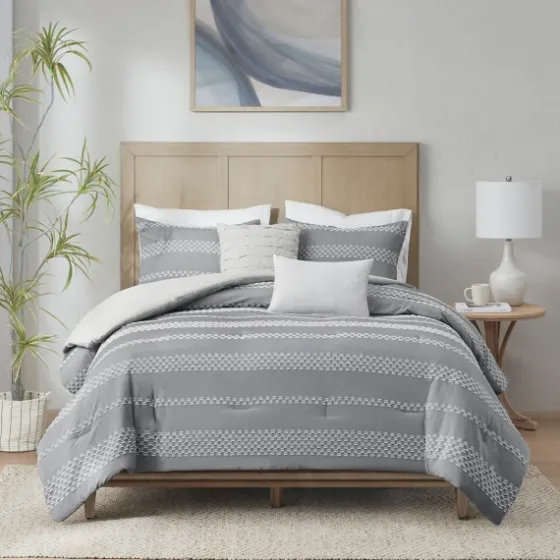 Jacquard 5-Pc. California King Comforter Set-Kirkland's Home New