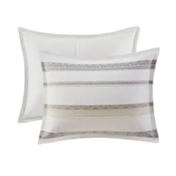 Jacquard Stripe 5-Pc. Cali King Comforter Set-Kirkland's Home Shop