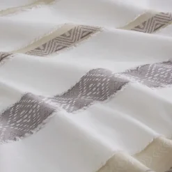 Jacquard Stripe 5-Pc. Cali King Comforter Set-Kirkland's Home Shop