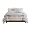 Jacquard Stripe 5-Pc. Full/Queen Comforter Set-Kirkland's Home Fashion