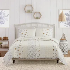 Jessica Simpson Floral Endora Queen Quilt Set-Kirkland's Home Cheap
