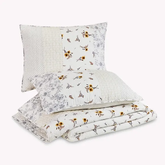 Jessica Simpson Floral Endora Queen Quilt Set-Kirkland's Home Cheap