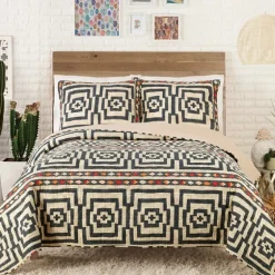 Justina Blakeney Black Hypnotic King Quilt Set-Kirkland's Home New