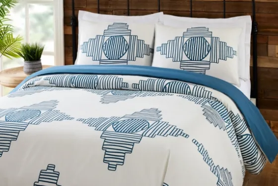 Justina Blakeney Blue All Dance King Duvet Set-Kirkland's Home New