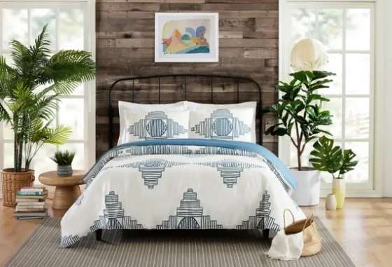 Justina Blakeney Blue All Dance Queen Duvet Set-Kirkland's Home Shop