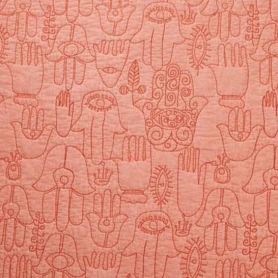 Justina Blakeney Blush Hamsa King Quilt Set-Kirkland's Home Discount