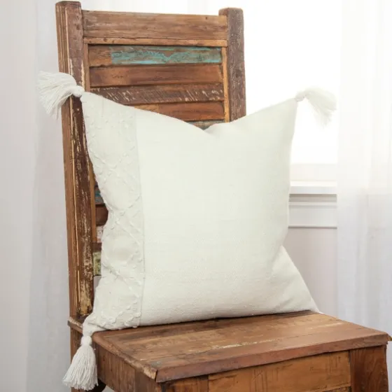 Kantha Stitch Recycled Throw Pillow-Kirkland's Home Hot