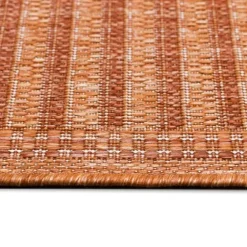 Kaya Rust Gradient Indoor/Outdoor Area Rug, 4X7-Kirkland's Home Outlet