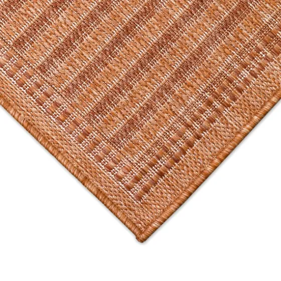 Kaya Rust Gradient Indoor/Outdoor Area Rug, 6X9-Kirkland's Home New