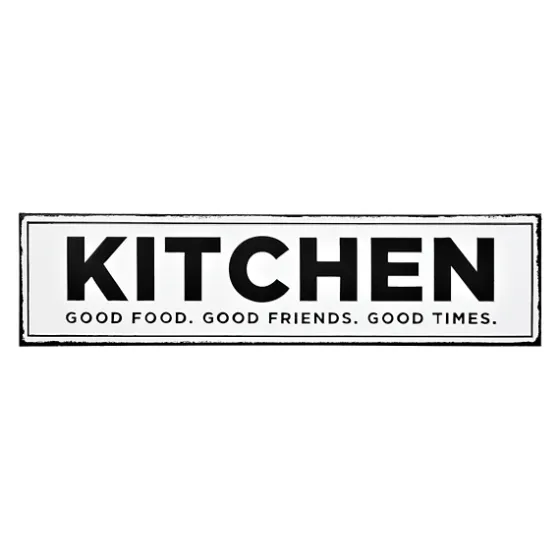 Kitchen Good Food Good Friends Good Times Plaque-Kirkland's Home Store