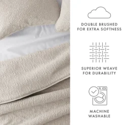 Latte Floral Stitch 3-Pc. Queen Quilt Set-Kirkland's Home Best Sale