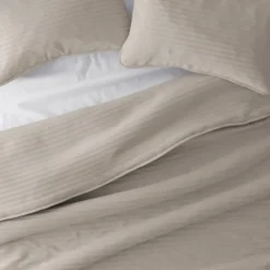 Latte Stitched Stripes 2-Pc. Twin Quilt Set-Kirkland's Home Best