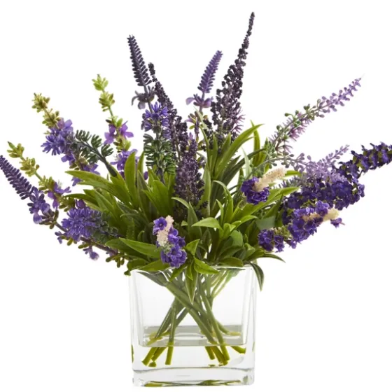 Lavender Wreath And Arrangement 2-Pc. Set-Kirkland's Home Store