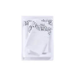 Leafy Vine Hem Microfiber 4-Pc. Queen Sheet Set-Kirkland's Home Flash Sale