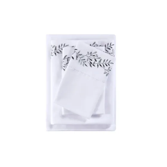 Leafy Vine Hem Microfiber 4-Pc. Full Sheet Set-Kirkland's Home Cheap