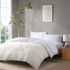 Leafy Vine Hem Microfiber 4-Pc. Full Sheet Set-Kirkland's Home Cheap