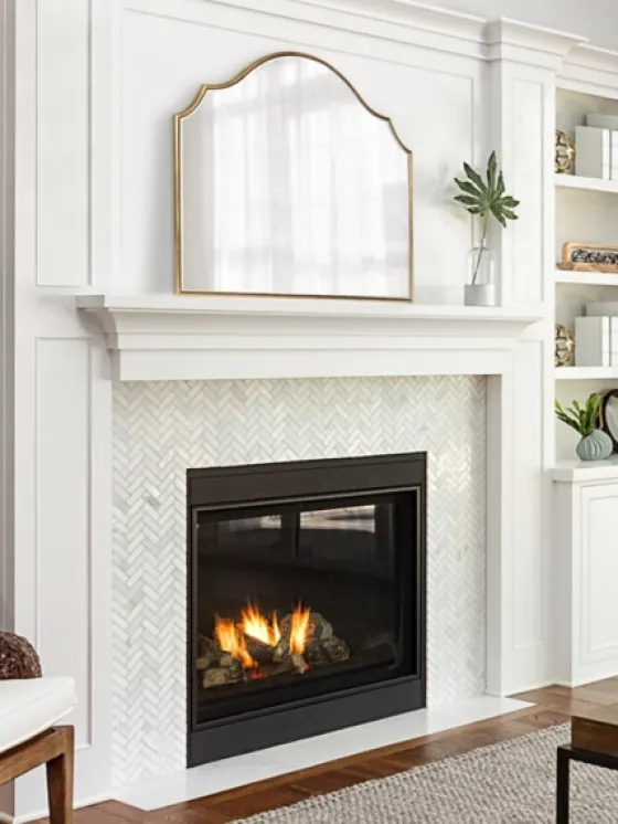 Leanna Gold Arched Frame Mirror-Kirkland's Home Fashion