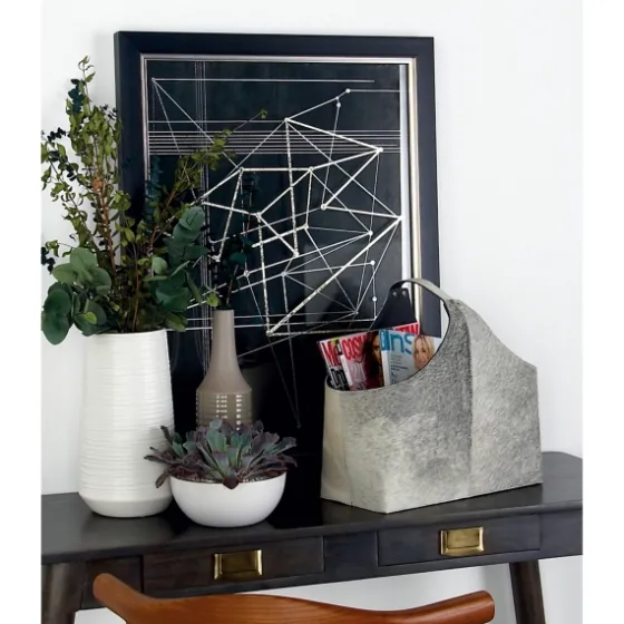 Leather Textured Magazine Rack-Kirkland's Home Clearance