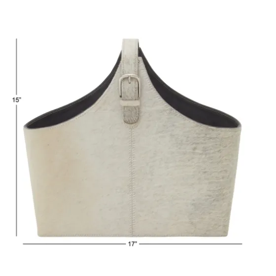 Leather Textured Magazine Rack-Kirkland's Home Clearance