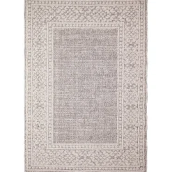 Leopard Border Outdoor Area Rug, 6X9-Kirkland's Home Shop