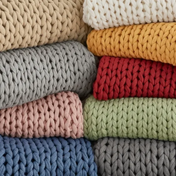 Light Chunky Double Knit Cozy Throw-Kirkland's Home Shop