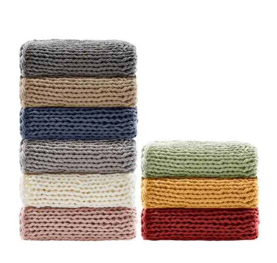 Light Chunky Double Knit Cozy Throw-Kirkland's Home Shop