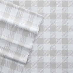 Light Country Plaid 4-Pc. Queen Bed Sheet Set-Kirkland's Home Fashion