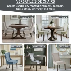 Light Curved Back Leg 2-Pc. Dining Chair Set-Kirkland's Home Best Sale