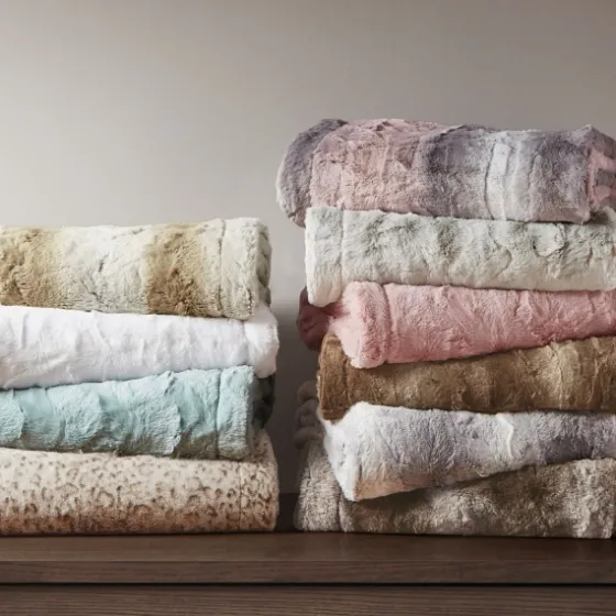 Light Faux Fur Oversized Throw Blanket-Kirkland's Home Sale